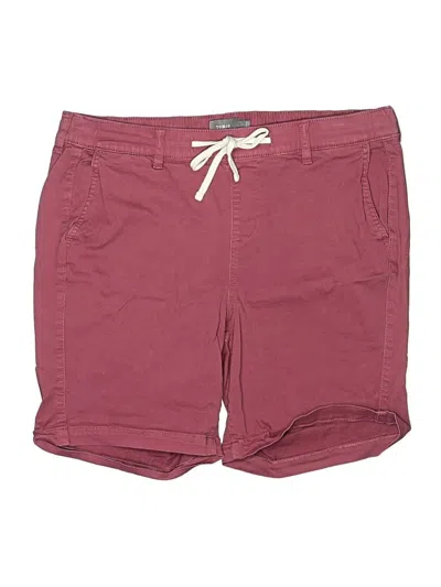 Pre-owned Torrid Shorts In Burgundy