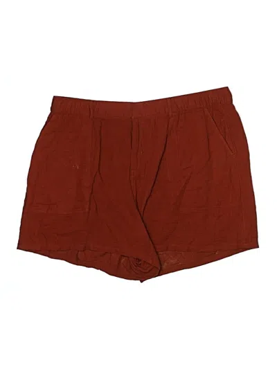Pre-owned Torrid Shorts In Burgundy