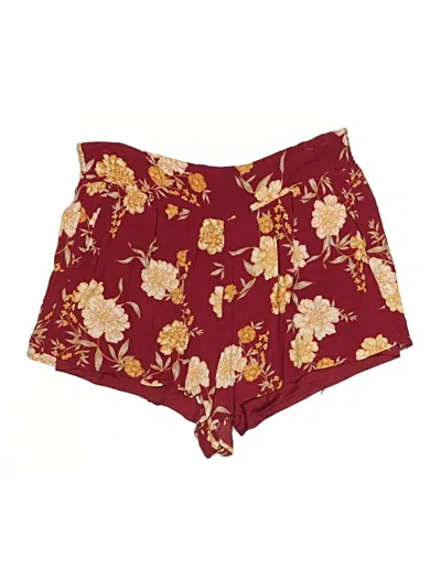 Pre-owned Torrid Shorts In Burgundy