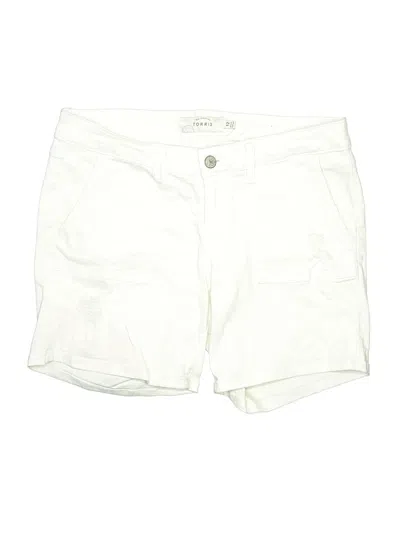 Pre-owned Torrid Shorts In White