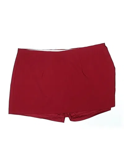 Pre-owned Torrid Skort In Burgundy