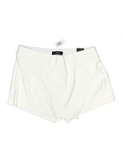Pre-owned Torrid Skort In White