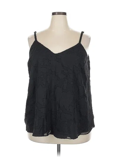 Pre-owned Torrid Sleeveless Blouse In Black
