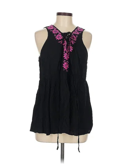 Pre-owned Torrid Sleeveless Blouse In Black