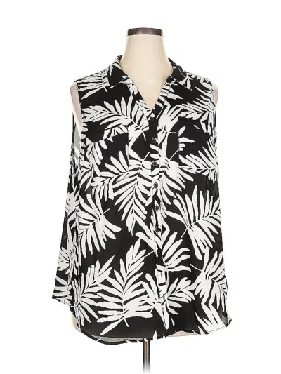 Pre-owned Torrid Sleeveless Blouse In Black