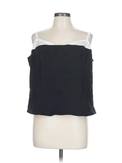 Pre-owned Torrid Sleeveless Blouse In Black