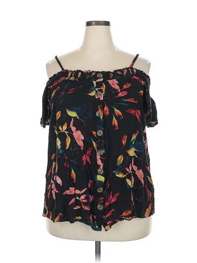 Pre-owned Torrid Sleeveless Blouse In Black