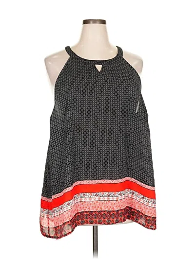 Pre-owned Torrid Sleeveless Blouse In Black