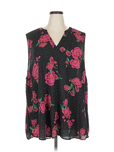 Pre-owned Torrid Sleeveless Blouse In Black