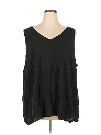 Pre-owned Torrid Sleeveless Blouse In Black
