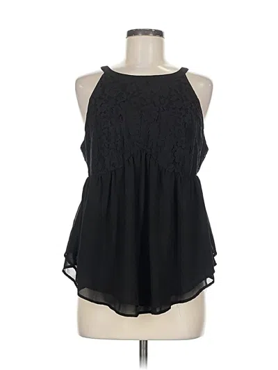 Pre-owned Torrid Sleeveless Blouse In Black