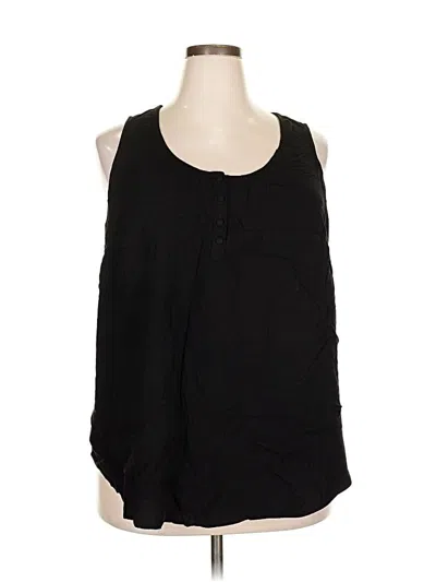 Pre-owned Torrid Sleeveless Blouse In Black