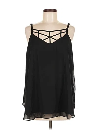 Pre-owned Torrid Sleeveless Blouse In Black