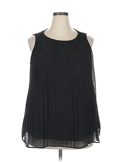 Pre-owned Torrid Sleeveless Blouse In Black