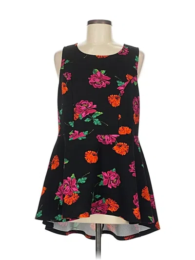 Pre-owned Torrid Sleeveless Blouse In Black