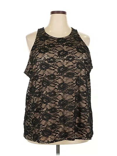 Pre-owned Torrid Sleeveless Blouse In Black