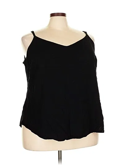 Pre-owned Torrid Sleeveless Blouse In Black