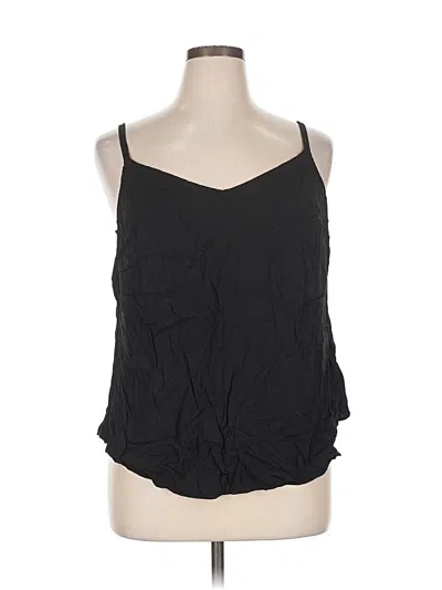 Pre-owned Torrid Sleeveless Blouse In Black