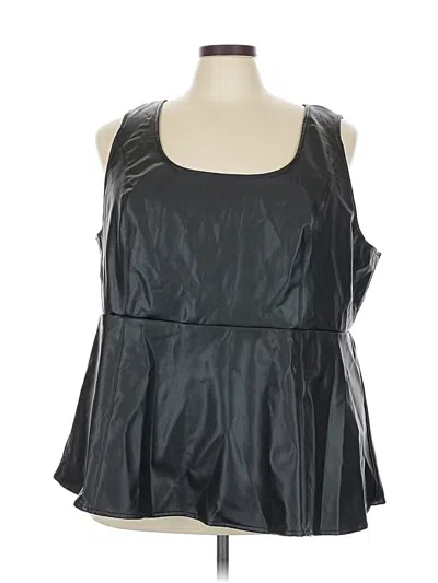 Torrid Sleeveless Blouse In Gray