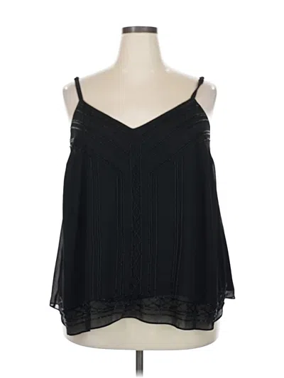 Pre-owned Torrid Sleeveless Blouse In Black