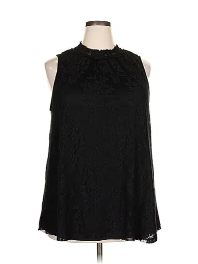 Pre-owned Torrid Sleeveless Blouse In Black