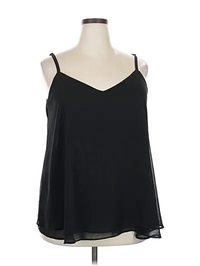 Pre-owned Torrid Sleeveless Blouse In Black