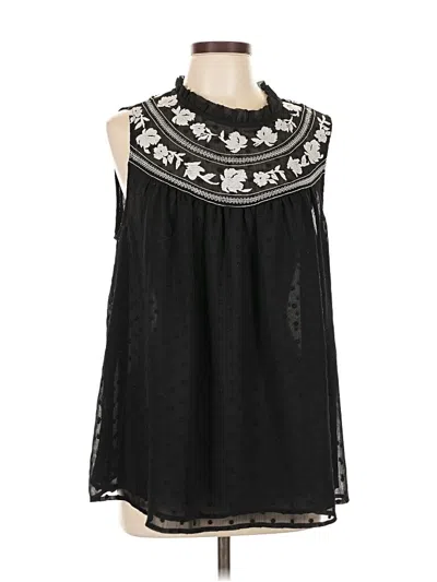 Pre-owned Torrid Sleeveless Blouse In Black