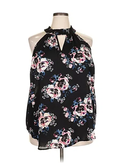 Pre-owned Torrid Sleeveless Blouse In Black