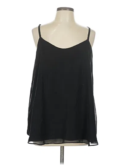 Pre-owned Torrid Sleeveless Blouse In Black