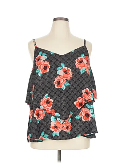Pre-owned Torrid Sleeveless Blouse In Black