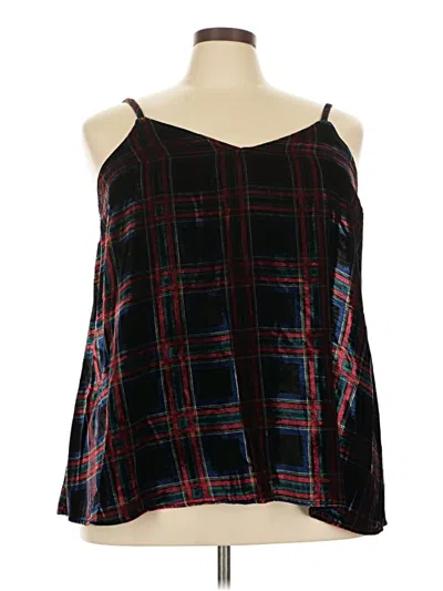 Pre-owned Torrid Sleeveless Blouse In Black