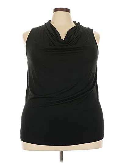 Pre-owned Torrid Sleeveless Blouse In Black