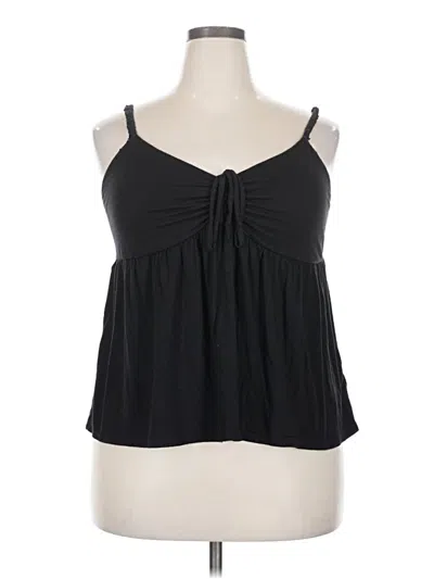 Pre-owned Torrid Sleeveless Blouse In Black