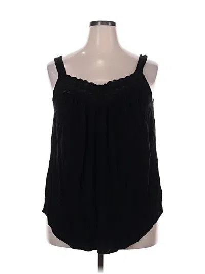 Pre-owned Torrid Sleeveless Blouse In Black