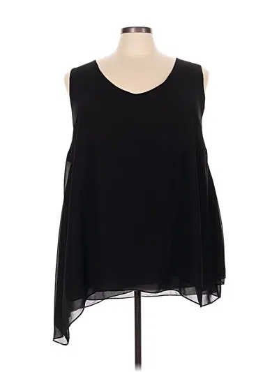 Pre-owned Torrid Sleeveless Blouse In Black