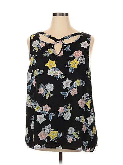 Pre-owned Torrid Sleeveless Blouse In Black