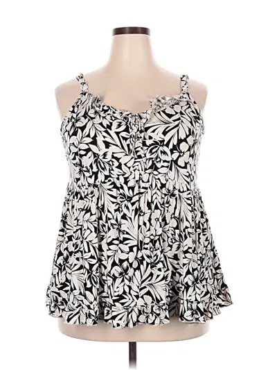 Pre-owned Torrid Sleeveless Blouse In Black