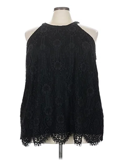 Pre-owned Torrid Sleeveless Blouse In Black