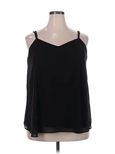 Pre-owned Torrid Sleeveless Blouse In Black