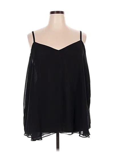 Pre-owned Torrid Sleeveless Blouse In Black