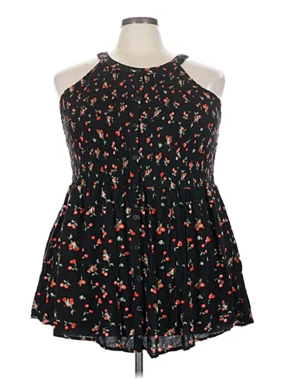 Torrid Sleeveless Blouse In Black