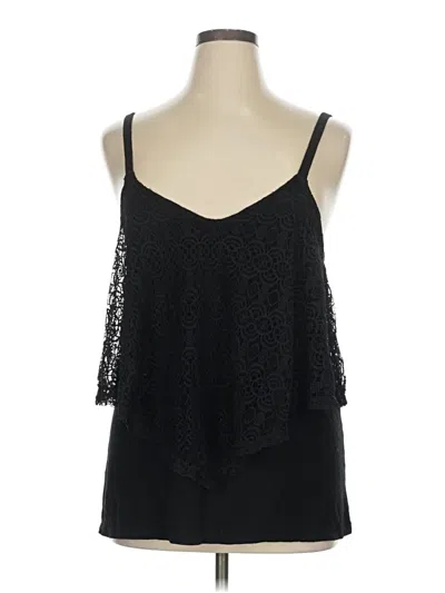 Pre-owned Torrid Sleeveless Blouse In Black