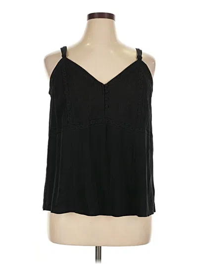Pre-owned Torrid Sleeveless Blouse In Black