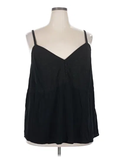 Pre-owned Torrid Sleeveless Blouse In Black