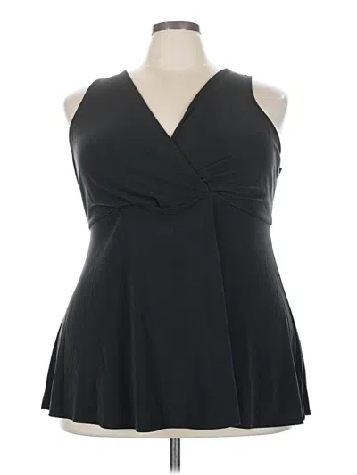 Pre-owned Torrid Sleeveless Blouse In Black