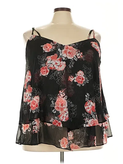 Pre-owned Torrid Sleeveless Blouse In Black