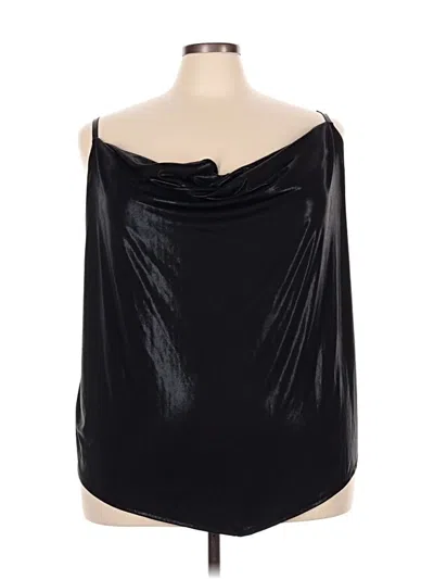 Pre-owned Torrid Sleeveless Blouse In Black
