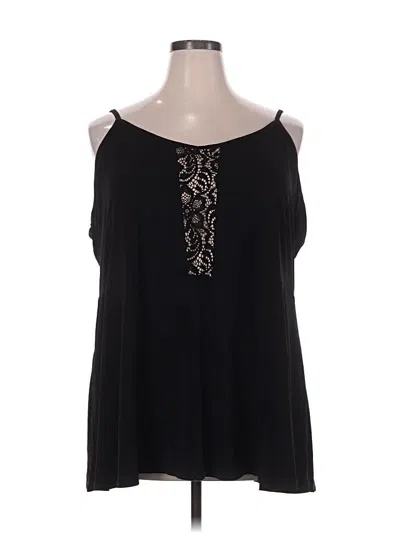 Pre-owned Torrid Sleeveless Blouse In Black