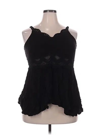 Pre-owned Torrid Sleeveless Blouse In Black