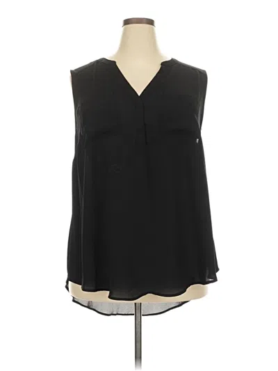 Pre-owned Torrid Sleeveless Blouse In Black